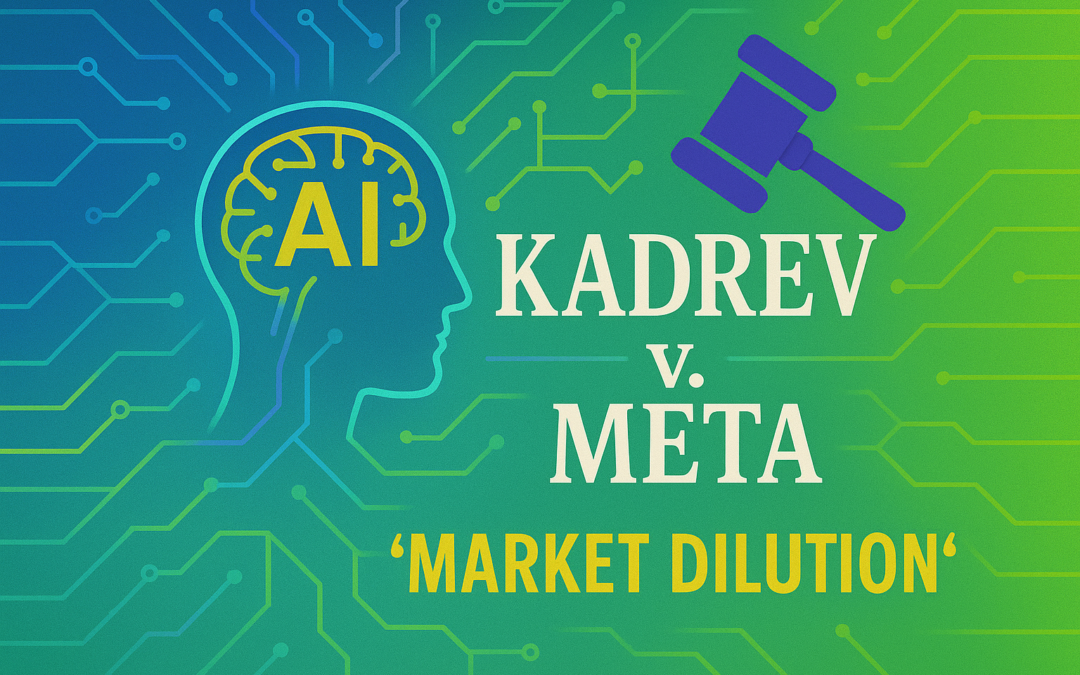 Kadrey v. Meta: Will Market Dilution Reshape AI Copyright Law?